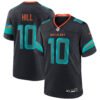 Tyreek Hill Miami Dolphins Pitch Blue 2025 Rivalries Collection Game Jersey - All Stitched