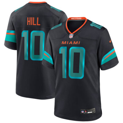 Tyreek Hill Miami Dolphins Pitch Blue 2025 Rivalries Collection Game Jersey - All Stitched