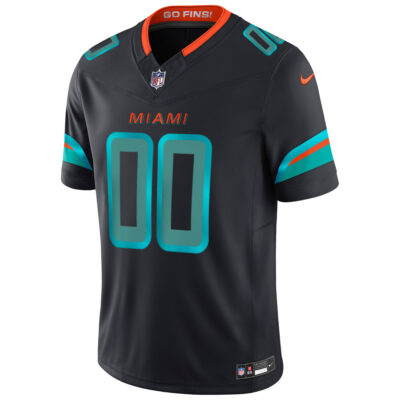 Alternative view of Custom Miami Dolphins Pitch Blue 2025 Rivalries Collection Limited Jersey - All Stitched