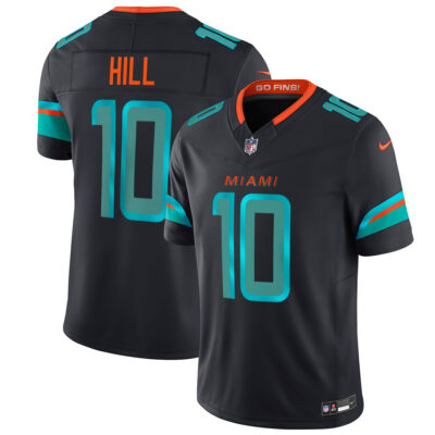 Tyreek Hill Miami Dolphins Pitch Blue 2025 Rivalries Collection Limited Jersey - All Stitched