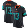 Dan Marino Miami Dolphins Pitch Blue 2025 Rivalries Collection Limited Jersey - All Stitched