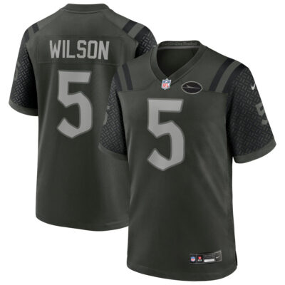 Wilson Gotham New York Jets Gotham Green 2025 Rivalries Collection Game Jersey - All Stitched