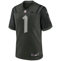 Alternative view of Ahmad Sauce Gardner New York Jets Gotham Green 2025 Rivalries Collection Game Jersey - All Stitched