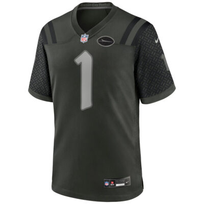 Alternative view of Ahmad Sauce Gardner New York Jets Gotham Green 2025 Rivalries Collection Game Jersey - All Stitched