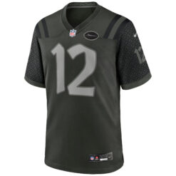 Alternative view of Joe Namath New York Jets Gotham Green 2025 Rivalries Collection Game Jersey - All Stitched