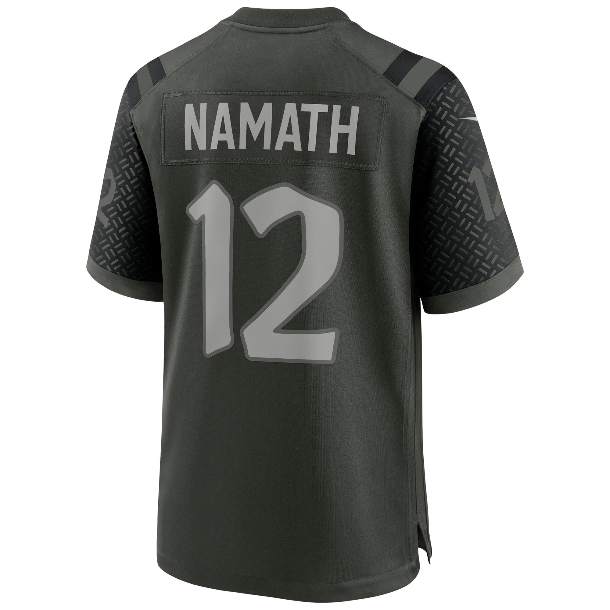 Joe Namath New York Jets Gotham Green 2025 Rivalries Collection Game Jersey - All Stitched - Image 3