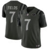 Justin Fields New York Jets Gotham Green 2025 Rivalries Collection Limited Jersey - All Stitched
