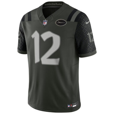 Alternative view of Joe Namath New York Jets Gotham Green 2025 Rivalries Collection Limited Jersey - All Stitched