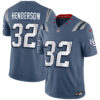 TreVeyon Henderson New England Patriots Storm Blue 2025 Rivalries Collection Limited Jersey - All Stitched
