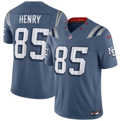 Hunter Henry New England Patriots Storm Blue 2025 Rivalries Collection Limited Jersey - All Stitched