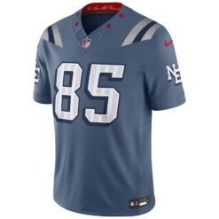 Alternative view of Hunter Henry New England Patriots Storm Blue 2025 Rivalries Collection Limited Jersey - All Stitched
