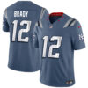 Tom Brady New England Patriots Storm Blue 2025 Rivalries Collection Limited Jersey - All Stitched