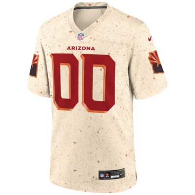 Alternative view of Custom Arizona Cardinals Natural 2025 Rivalries Collection Game Jersey - All Stitched