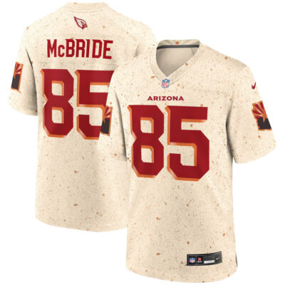 Trey McBride Arizona Cardinals Natural 2025 Rivalries Collection Game Jersey - All Stitched