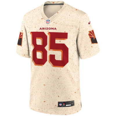 Alternative view of Trey McBride Arizona Cardinals Natural 2025 Rivalries Collection Game Jersey - All Stitched