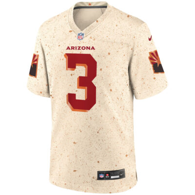Alternative view of Budda Baker Arizona Cardinals Natural 2025 Rivalries Collection Game Jersey - All Stitched