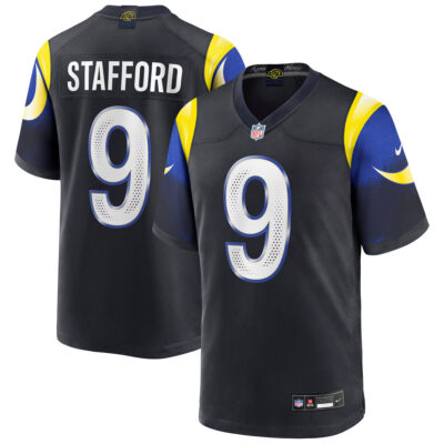 Matthew Stafford Los Angeles Rams Midnight Blue 2025 Rivalries Collection Game Jersey - All Stitched