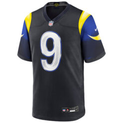 Alternative view of Matthew Stafford Los Angeles Rams Midnight Blue 2025 Rivalries Collection Game Jersey - All Stitched