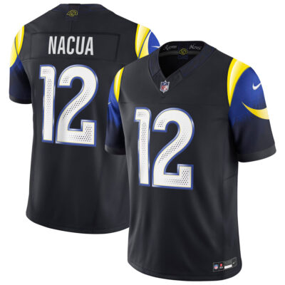 Puka Nacua Los Angeles Rams Midnight Blue 2025 Rivalries Collection Limited Jersey - All Stitched