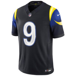 Alternative view of Matthew Stafford Los Angeles Rams Midnight Blue 2025 Rivalries Collection Limited Jersey - All Stitched