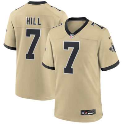 Taysom Hill New Orleans Saints Gold 2025 Rivalries Collection Game Jersey - All Stitched