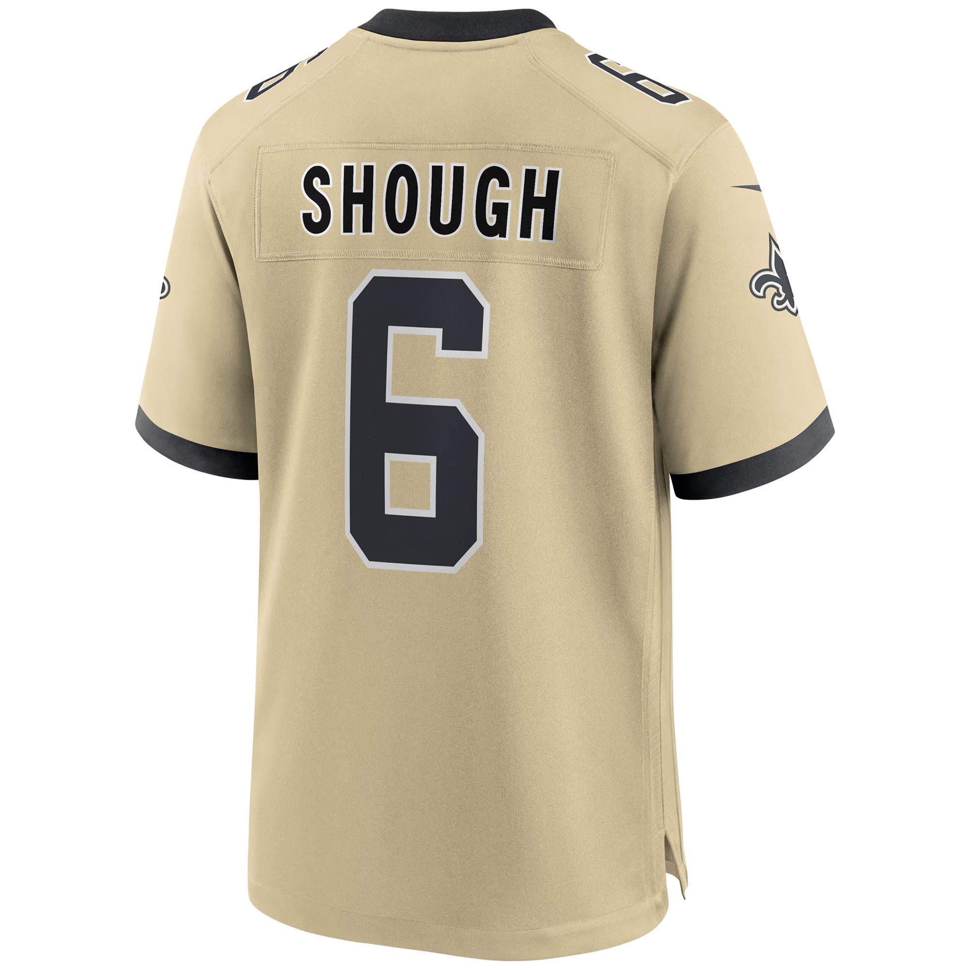 Tyler Shough New Orleans Saints Gold 2025 Rivalries Collection Game Jersey - All Stitched - Image 3