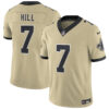 Taysom Hill New Orleans Saints Gold 2025 Rivalries Collection Limited Jersey - All Stitched