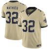 Tyrann Mathieu New Orleans Saints Gold 2025 Rivalries Collection Limited Jersey - All Stitched