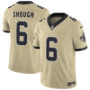 Tyler Shough New Orleans Saints Gold 2025 Rivalries Collection Limited Jersey - All Stitched