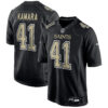 Alvin Kamara New Orleans Saints Black Fashion Game Jersey - All Stitched