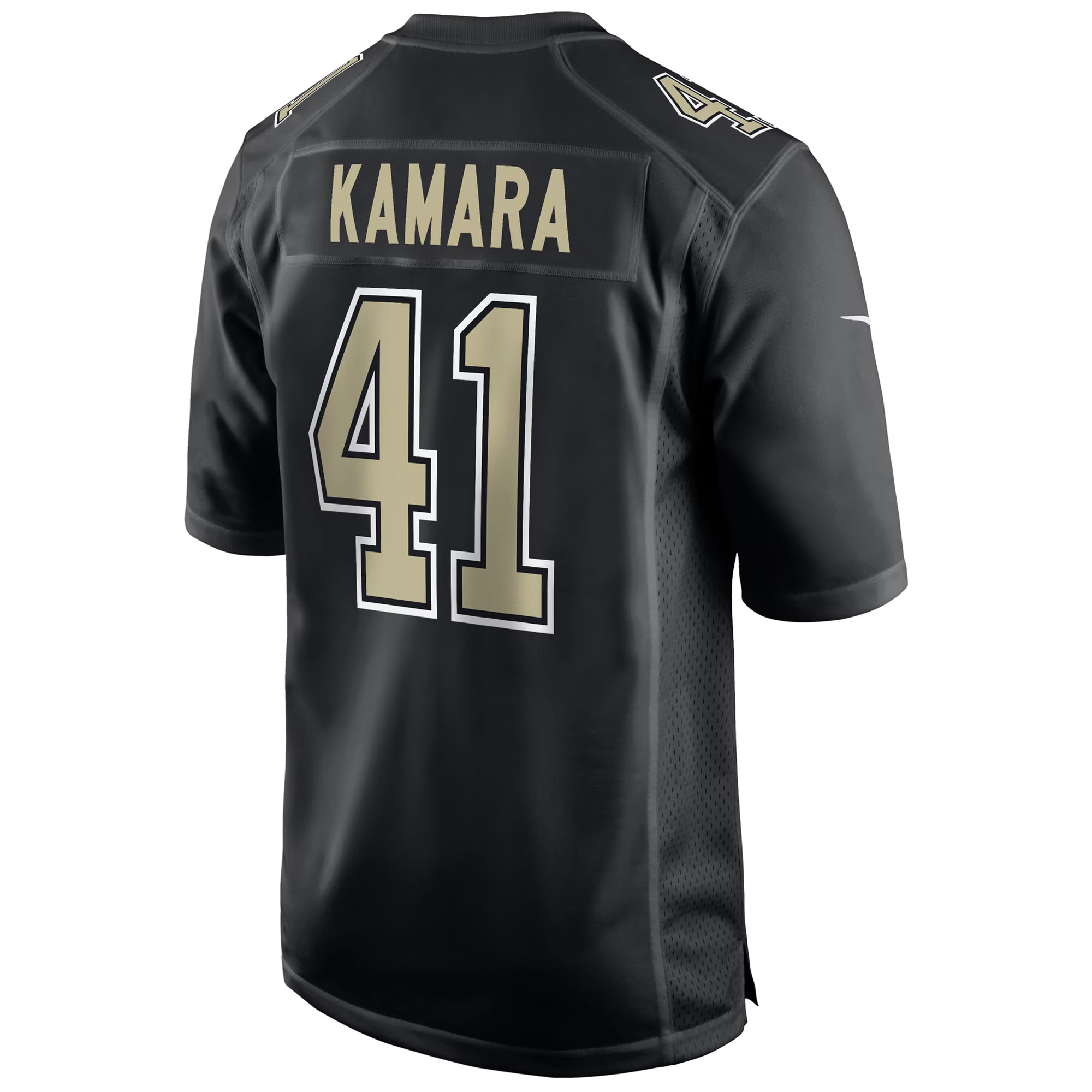 Alvin Kamara New Orleans Saints Black Fashion Game Jersey - All Stitched - Image 3