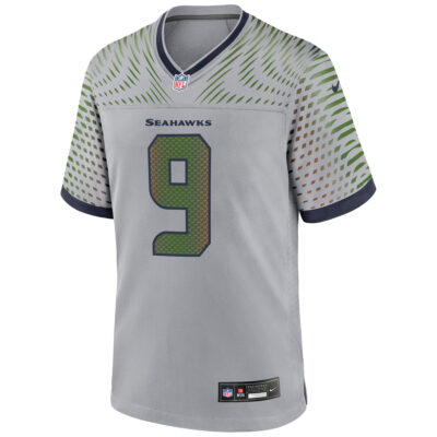 Alternative view of Kenneth Walker III Seattle Seahawks Wolf Grey 2025 Rivalries Collection Game Jersey - All Stitched