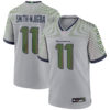 Jaxon Smith-Njigba Seattle Seahawks Wolf Grey 2025 Rivalries Collection Game Jersey - All Stitched