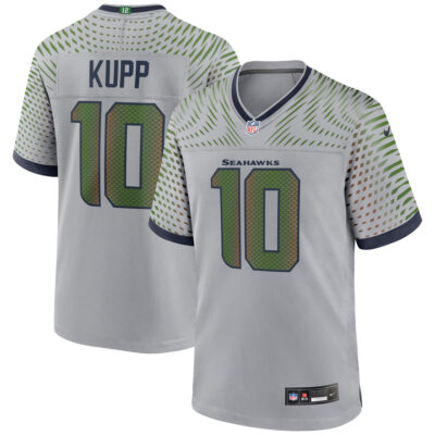 Cooper Kupp Seattle Seahawks Wolf Grey 2025 Rivalries Collection Game Jersey - All Stitched