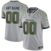 Custom Seattle Seahawks Wolf Grey 2025 Rivalries Collection Limited Jersey - All Stitched