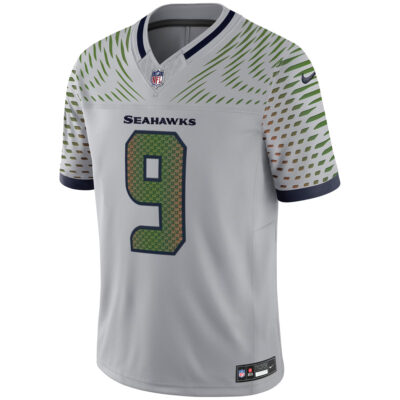 Alternative view of Kenneth Walker III Seattle Seahawks Wolf Grey 2025 Rivalries Collection Limited Jersey - All Stitched
