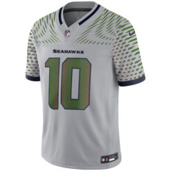 Alternative view of Cooper Kupp Seattle Seahawks Wolf Grey 2025 Rivalries Collection Limited Jersey - All Stitched