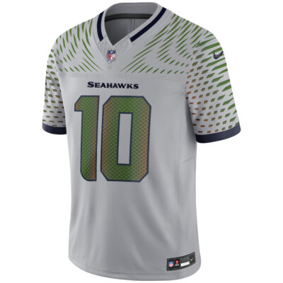 Alternative view of Cooper Kupp Seattle Seahawks Wolf Grey 2025 Rivalries Collection Limited Jersey - All Stitched
