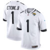 Travis Etienne Jacksonville Jaguars White Road Game Jersey - All Stitched