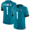 Travis Etienne Jacksonville Jaguars Teal Home Vapor F.U.S.E Limited Jersey - All Stitched