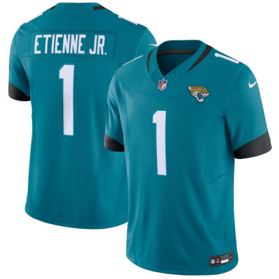 Travis Etienne Jacksonville Jaguars Teal Home Vapor F.U.S.E Limited Jersey - All Stitched