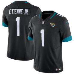 Travis Etienne Jacksonville Jaguars Black Alternate Vapor F.U.S.E Limited Jersey - All Stitched