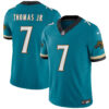 Brian Thomas Jr Jacksonville Jaguars Teal Prowler Throwback Vapor F.U.S.E Limited Jersey - All Stitched