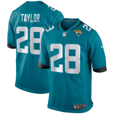 Fred Taylor Jacksonville Jaguars Teal Home Game Jersey - All Stitched