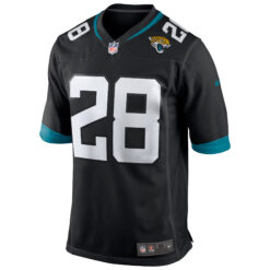 Alternative view of Fred Taylor Jacksonville Jaguars Black Alternate Game Jersey - All Stitched