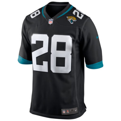 Alternative view of Fred Taylor Jacksonville Jaguars Black Alternate Game Jersey - All Stitched