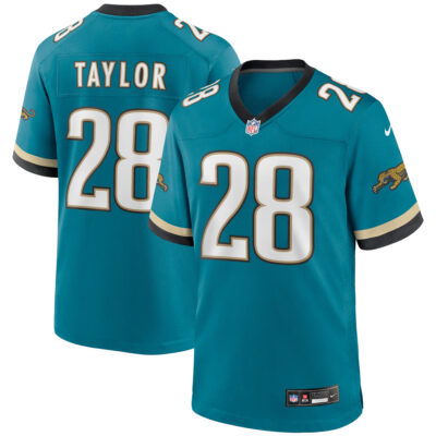 Fred Taylor Jacksonville Jaguars Teal Prowler Throwback Game Jersey - All Stitched