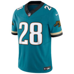 Alternative view of Fred Taylor Jacksonville Jaguars Teal Prowler Throwback Vapor F.U.S.E Limited Jersey - All Stitched