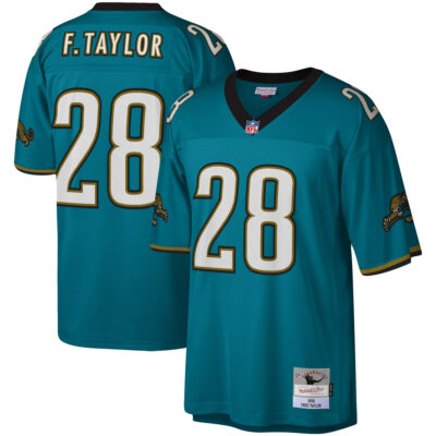 Fred Taylor Jacksonville Jaguars Teal Legacy Jersey - All Stitched