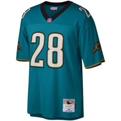 Alternative view of Fred Taylor Jacksonville Jaguars Teal Legacy Jersey - All Stitched